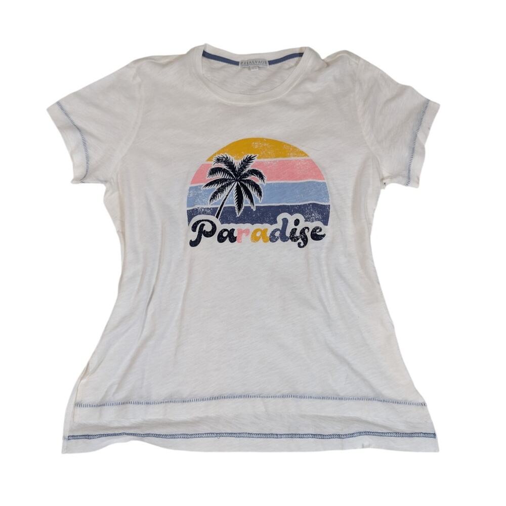 P.J. Salvage “Paradise” Graphic Tee – Ivory – Size M